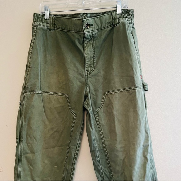 BDG Men's Olive Green Distressed Cargo Pants Size Large - Picture 5 of 8
